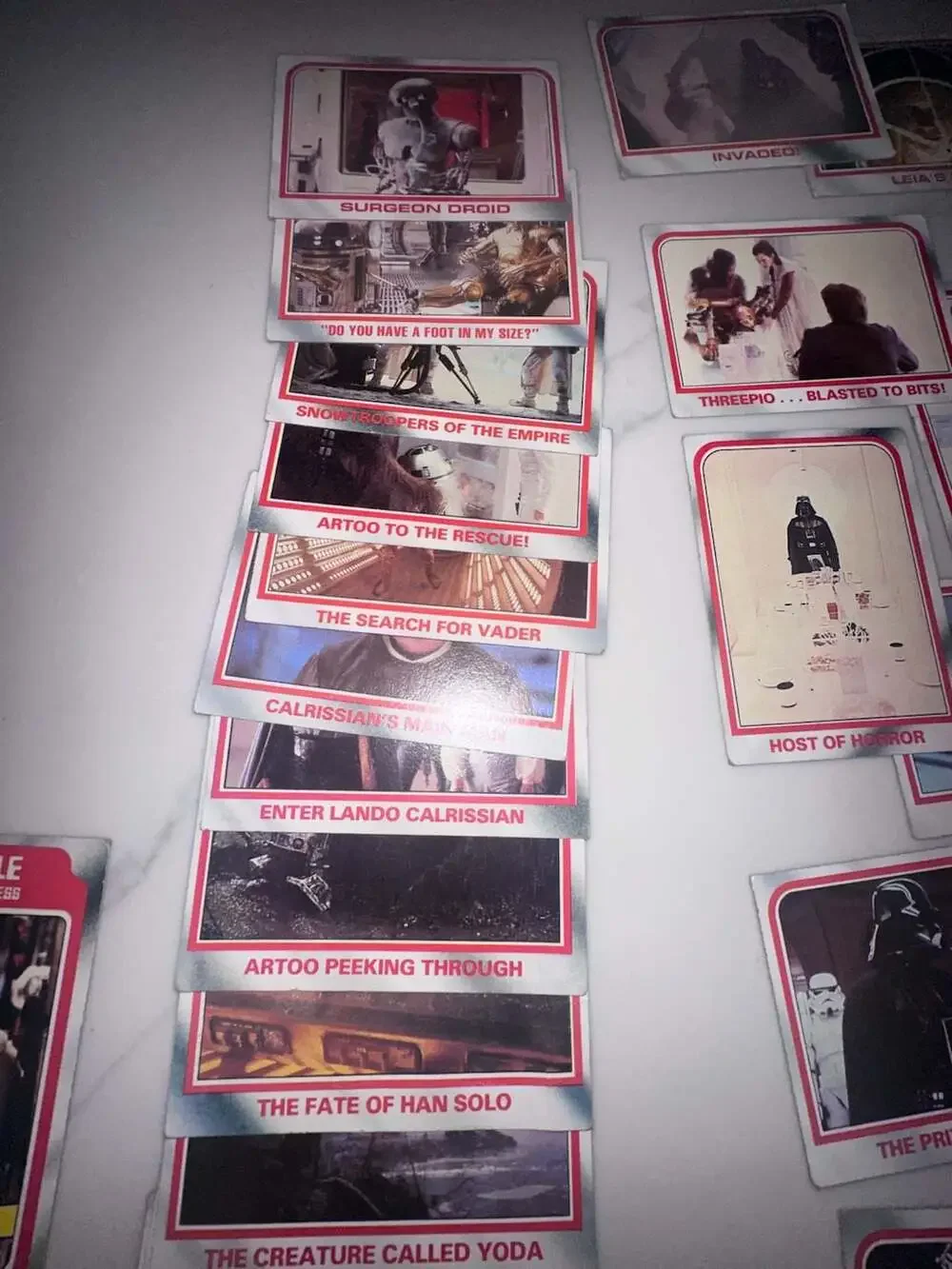 1980 Topps Star Wars The Empire Strikes Back ~144 Trading Card Collection